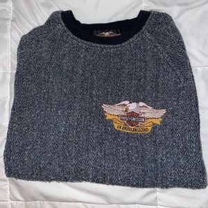 Grey Harley Davidson sweatshirt
